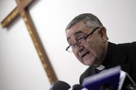 Obispo Vargas hace pública su intención de cooperar con la justicia