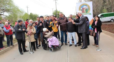 Inauguran calle Brasil en Lautaro