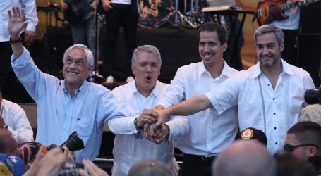Piñera en su segundo día en Cúcuta