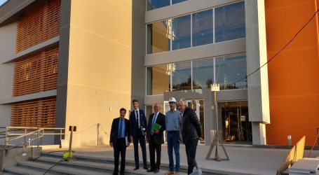 Perquenco: Un 95% de avance presenta el nuevo edificio consistorial