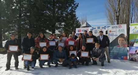 Sence certifica capacitaciones en Lonquimay