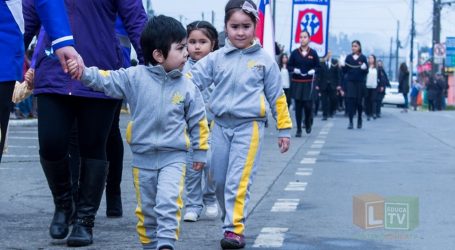 Lautaro: Desfile en el Natalicio de Bernardo O”higgins