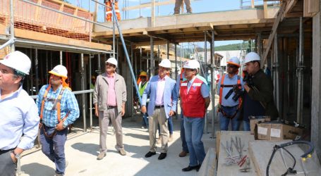 MOP construye moderno edificio que albergará las dependencias de nueva municipalidad de Lonquimay