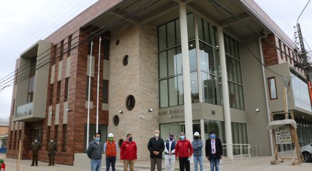 MOP finaliza obras de nuevo edificio consistorial de Gorbea