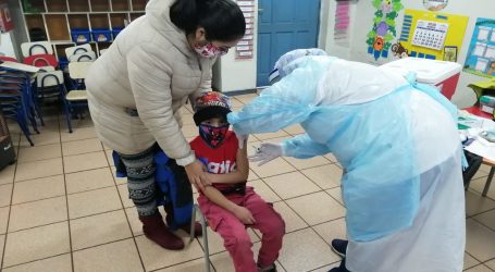 Se inició vacunación de niños en edad escolar