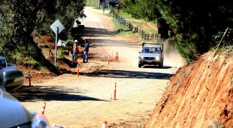 MOP reinicia los trabajos de pavimentación del camino de acceso al Parque Nacional Nahuelbuta