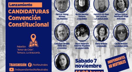 La Araucanía presenta a sus primeros candidatos independientes a la constituyente