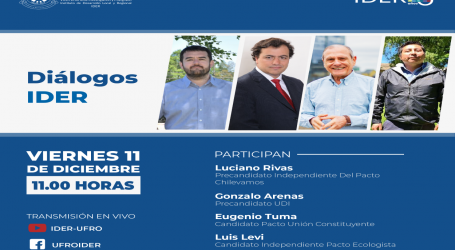 Ider Ufro celebra veinte años de existencia enfrentando a candidatos a gobernador regional