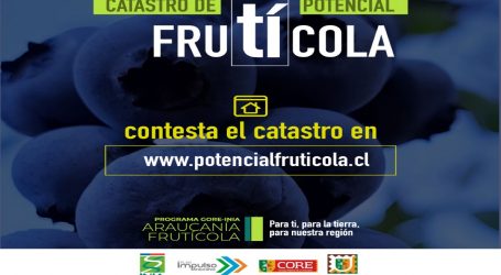 En el marco del Programa Araucanía Frutícola: Lanzan primer Catastro de Potencial Frutícola que apoyará a los agricultores de La Araucanía para identificar oportunidades de crecimiento en fruticultura