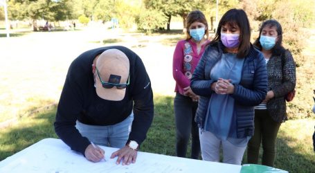 Vilcún: Entregan terrenos para mejoramiento de Plaza de San Patricio