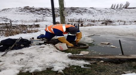 Aguas Araucanía reportó congelamiento de medidores y arranques por bajas temperaturas