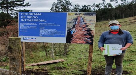 Agricultores reciben obras de riego para mejorar productividad