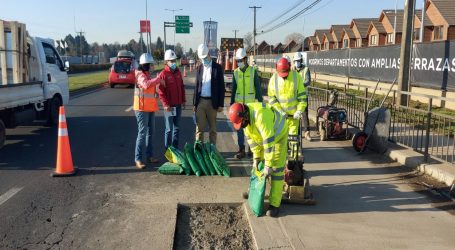 MOP inicia trabajos para mejorar el pavimento asfáltico del acceso norte de Temuco