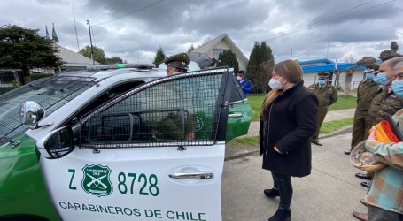 Carabineros de Vilcún recibe nueva patrulla par la localidad de Cherquenco