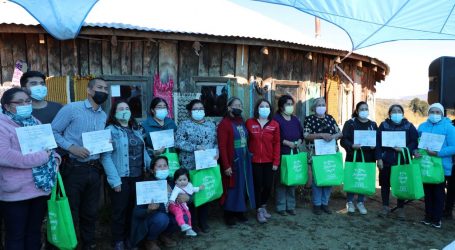 Mujeres indígenas de Lonquimay se certifican en textilería mapuche pehuenche