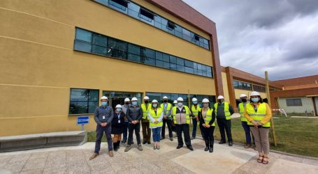 Autoridades locales visitaron las obras de la segunda etapa del Hospital de Pitrufquén