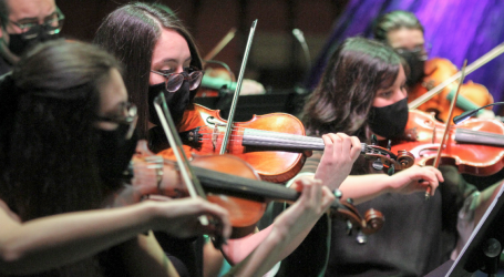 Orquesta Juvenil del Teatro Municipal se presenta en las terrazas del Lago Conguillío