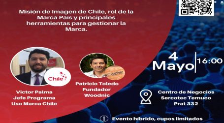 Marca Chile realizará charla para emprendedores de la Araucanía