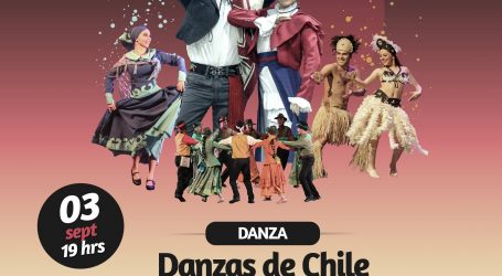 Bafote da inicio al mes de la patria con espectáculo “Danzas de Chile” en el Teatro Municipal de Temuco