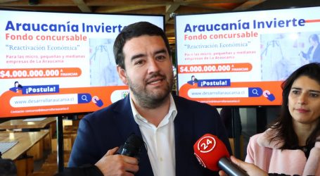 ARAUCANÍA INVIERTE: Gobierno regional lanza fondo de reactivación económica para apoyar a empresas de las 32 comunas