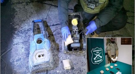 Carabineros del OS-7 “Araucanía” detienen a sujetos que transportaban droga en hidrolavadoras