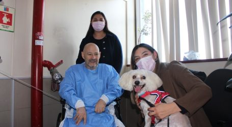 HHHA fortalece la humanización con la primera visita de una mascota a un paciente hospitalizado