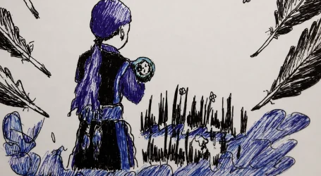 En Biblioteca Central UFRO se exhibe la muestra «Rayen Shümpall» del artista mapuche Samuel Millafil
